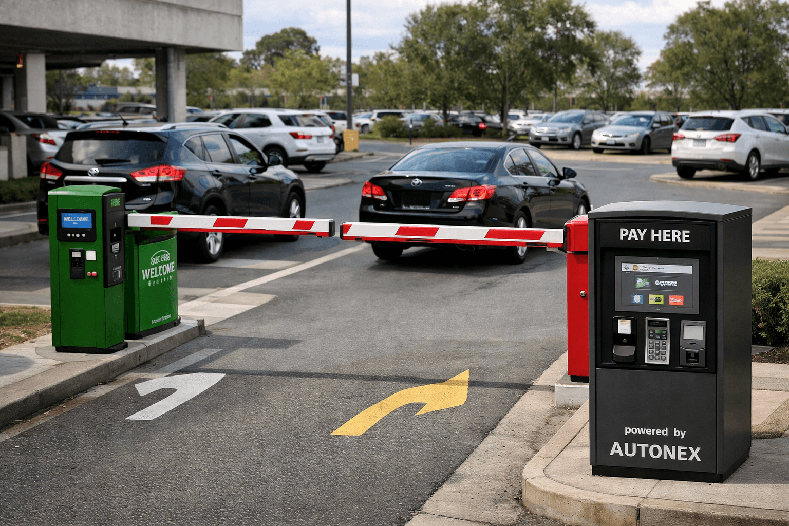 Smart parking access control system with RFID and payment integration